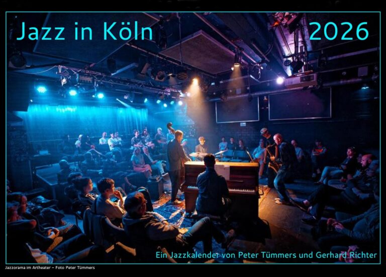 Kölner Jazzkalender 2026 von Gerhard Richter und Peter Tümmers