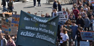 Weltklimatag Demonstration in Köln mit Fridays for Future auf die Strasse