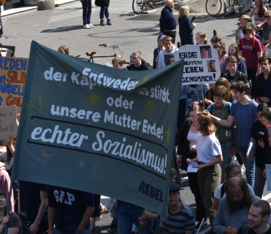 Weltklimatag Demonstration in Köln mit Fridays for Future auf die Strasse